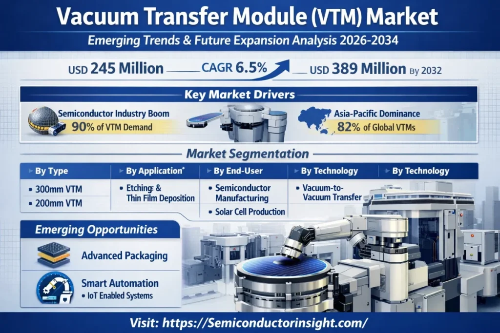真空搬送モジュール（VTM）市場：新たなトレンドと将来の拡大分析 2026-2034