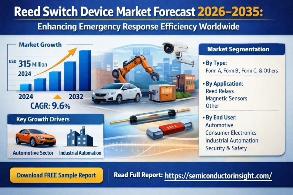 リードスイッチデバイス市場予測 2026–2035：世界的な緊急対応効率の向上